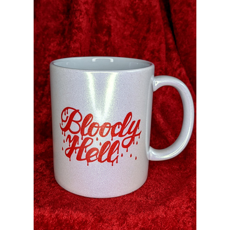 Bloody Hell Glitter Mug