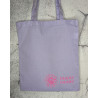 SkeinCrown purple light tote bag