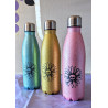Glitter thermal bottle - DD logo