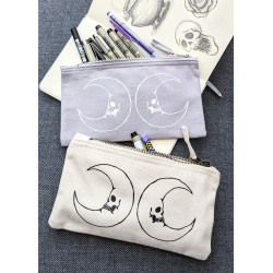 Deadly Moon pouch - Grey