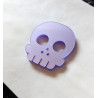 Deadly Skull Buttons 23 mm Lilac Chroma