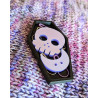 Deadly Skull Buttons 30 mm Lilac Chroma