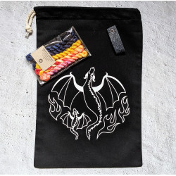 Embroidery kit - Dragon Fire