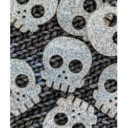 Deadly Skull Buttons 30 mm...