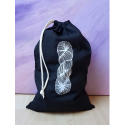 YarnBrain project bag grey