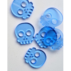 Deadly Skull Buttons 30 mm...