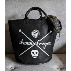 Small Skammekrogen basket Black/White