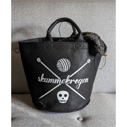 Small Skammekrogen basket Black/White