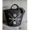 Small Skammekrogen basket Black/White