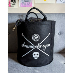 Large Skammekrogen basket Black/White