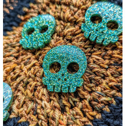 Deadly Skull Buttons 30 mm...