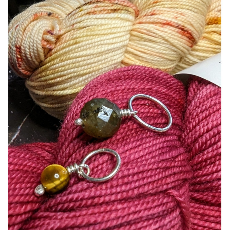 Stenbukken Zodiac sølv markør sæt