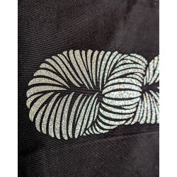 Skein pouch - silver glitter