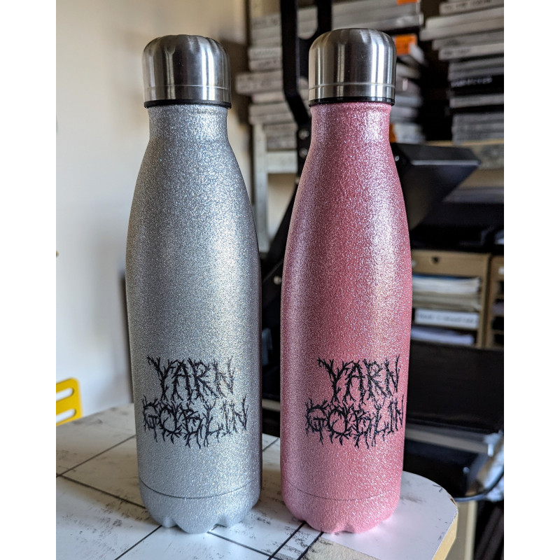 Glitter vandflaske - Yarn Goblin