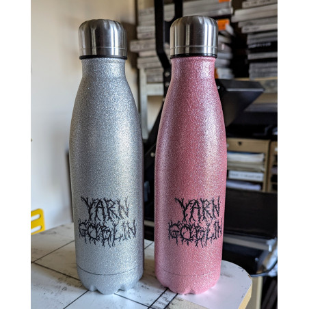 Glitter vandflaske - Yarn Goblin