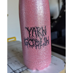 Glitter vandflaske - Yarn Goblin