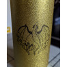 Glitter thermal bottle - Dragon Fire