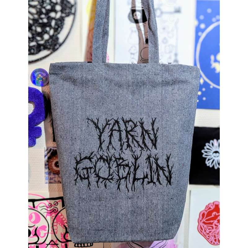 Yarn Goblin tote grey