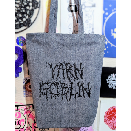 Yarn Goblin tote grey