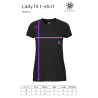 White EYE ROLL Moderne t-shirt PINK