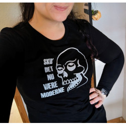 White EYE ROLL Moderne t-shirt PINK