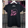 White EYE ROLL Moderne t-shirt PINK