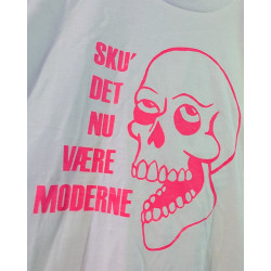 White EYE ROLL Moderne t-shirt PINK