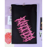 Metal KNITTER project bag - PINK