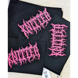 Metal KNITTER project bag - PINK