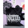 Metal KNITTER tote bag