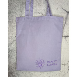 Eternal Knitter purple light tote bag