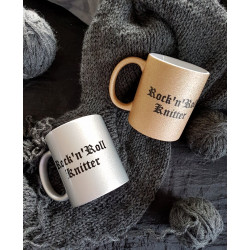 Rock'n'Roll glitter mug